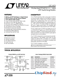 Datasheet LTC1472-TA02 manufacturer Linear