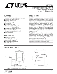 Datasheet LTC1516CS8 manufacturer Linear