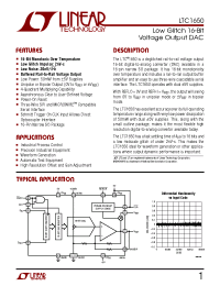 Datasheet LTC1650AIN manufacturer Linear
