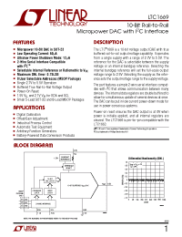 Datasheet LTC1669CMS8 manufacturer Linear