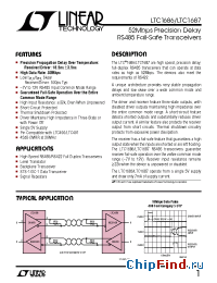 Datasheet LTC1686IS8 manufacturer Linear