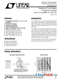 Datasheet LTC6910-2CTS8 manufacturer Linear