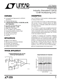 Datasheet LTC7541A manufacturer Linear