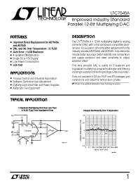 Datasheet LTC7545ABSW manufacturer Linear
