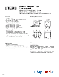 Datasheet 4N25-V manufacturer Lite-On