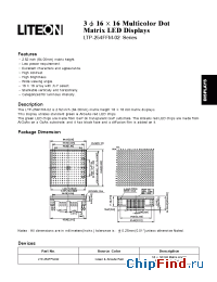 Datasheet LTP254FFM-02 manufacturer Lite-On