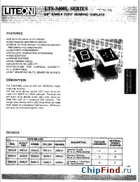 Datasheet LTS3406LG manufacturer Lite-On