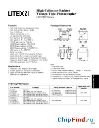 Datasheet LTV-703VS-TA1 manufacturer Lite-On