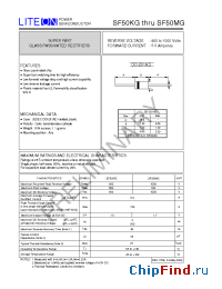 Datasheet SF50MG manufacturer Lite-On