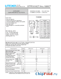 Datasheet STPR1020CT manufacturer Lite-On