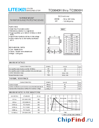 Datasheet TC1300H manufacturer Lite-On