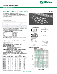 Datasheet 0433003. manufacturer Littelfuse
