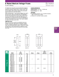 Datasheet 100E-1CL-8.25 manufacturer Littelfuse