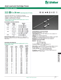 Datasheet 217010 manufacturer Littelfuse