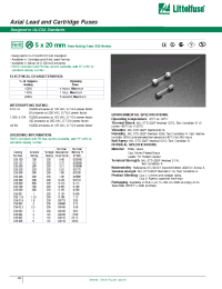 Datasheet 23502.5 manufacturer Littelfuse