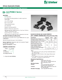 Datasheet P4SMA120A manufacturer Littelfuse