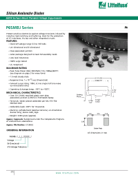 Datasheet P6SMBJ10 manufacturer Littelfuse