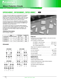 Datasheet SP0504BBCT manufacturer Littelfuse