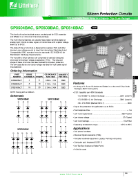 Datasheet SP0508BACT manufacturer Littelfuse
