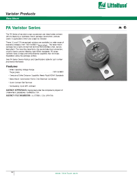 Datasheet V150PA20C manufacturer Littelfuse