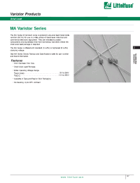 Datasheet V18MA1B manufacturer Littelfuse