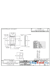 Datasheet LCD-S101D14TR manufacturer Lumex