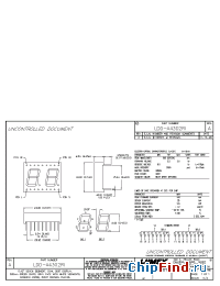 Datasheet LDD-A4302RI manufacturer Lumex