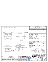 Datasheet LDD-A813RI manufacturer Lumex