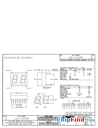 Datasheet LDD-C4304RI manufacturer Lumex
