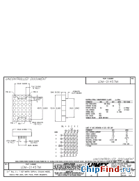 Datasheet LDM-21457MI manufacturer Lumex