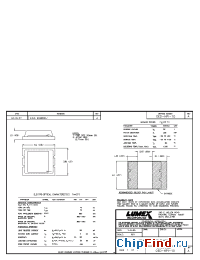 Datasheet OED-HPI-10 manufacturer Lumex