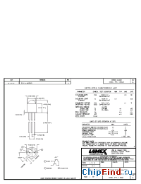 Datasheet OED-PT-1KLB manufacturer Lumex
