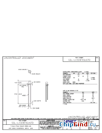 Datasheet SSL-LX304F4SUGTD manufacturer Lumex