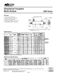 Datasheet 2025 manufacturer M/A-COM