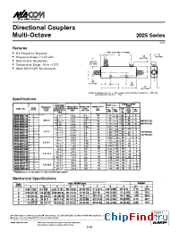 Datasheet 2025 manufacturer M/A-COM