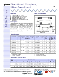 Datasheet 2026-6006-20 manufacturer M/A-COM