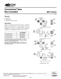 Datasheet 2041-6201-00 manufacturer M/A-COM