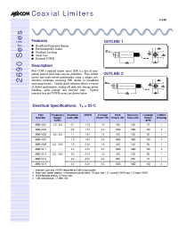 Datasheet 2690-1011 manufacturer M/A-COM