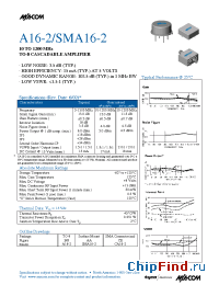 Datasheet A16-2 manufacturer M/A-COM