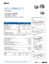 Datasheet A21-1 manufacturer M/A-COM