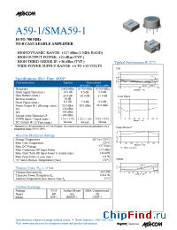 Datasheet A59-1 manufacturer M/A-COM