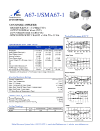 Datasheet A67-1 manufacturer M/A-COM