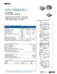Datasheet A76-1 manufacturer M/A-COM