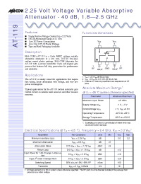 Datasheet AT-119SMB manufacturer M/A-COM