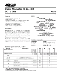 Datasheet AT-210TR manufacturer M/A-COM
