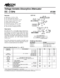 Datasheet AT-259TR manufacturer M/A-COM