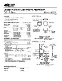 Datasheet AT-332 manufacturer M/A-COM