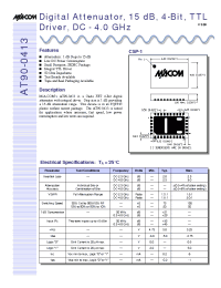 Datasheet AT90-0413-TB manufacturer M/A-COM
