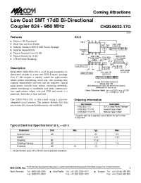 Datasheet CH20-0032-17G-RTR manufacturer M/A-COM
