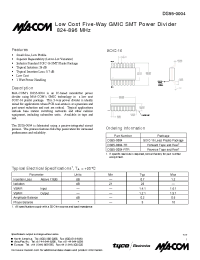 Datasheet DS55-0004-TR manufacturer M/A-COM